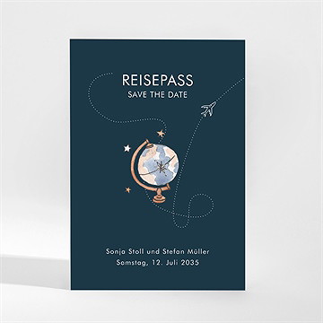 Save the Date Karte hochzeitsreise - magnet
