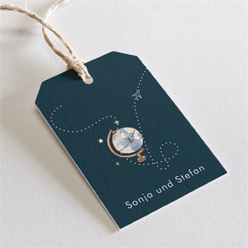 Geschenkanhänger Hochzeit hochzeitsreise