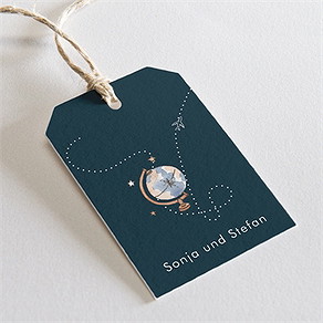 Geschenkanhänger Hochzeit hochzeitsreise