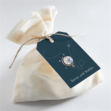 Geschenkanhänger Hochzeit hochzeitsreise - vue 2