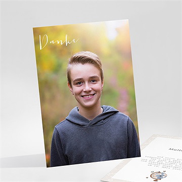 Danksagungskarte Jugendweihe reisepass zur jugendweihe 2