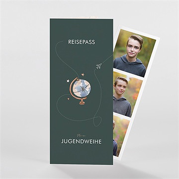 Einladungskarte Jugendweihe reisepass zur jugendweihe 2