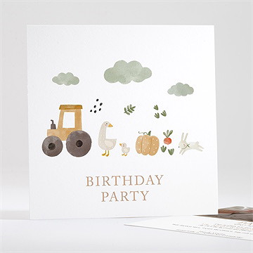 Geburtstagseinladung bauernhof