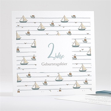 Geburtstagseinladung segelboot