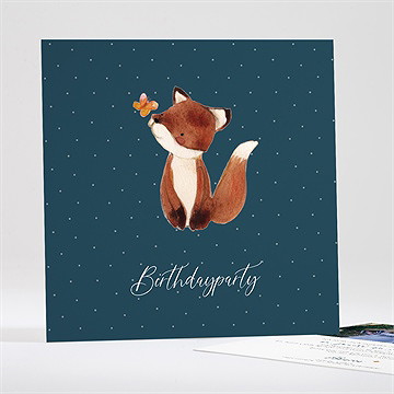 Geburtstagseinladung kleiner fuchs