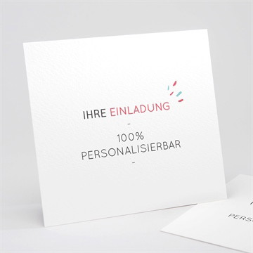 Vorder- und Rückseite - Quadrat