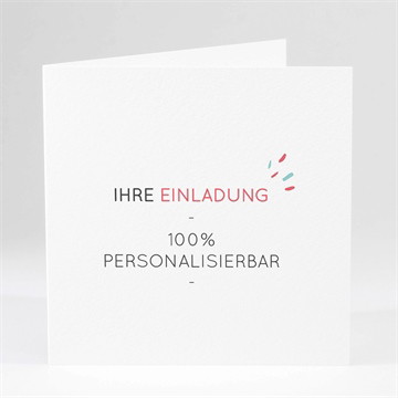 Klappkarte - Quadrat