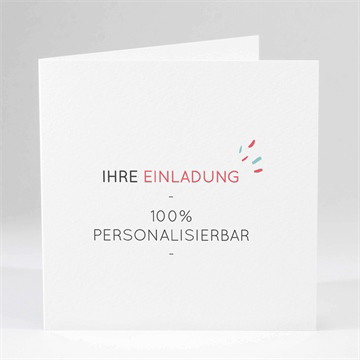 Klappkarte - Quadrat