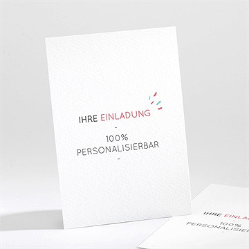 Geburtstagseinladung blanco - 9,5x13,8cm (n211253)