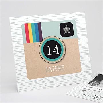 Geburtstagseinladung fotoapparat