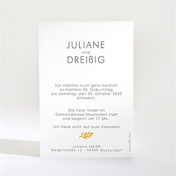 Geburtstagseinladung Kleiner Vogel - vue 2