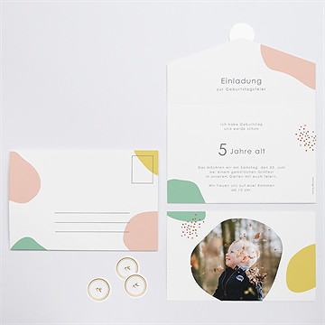 Geburtstagseinladung all in one - vue 3