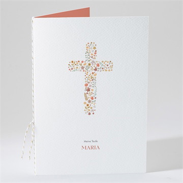 Kirchenheft Taufe Blumenmosaik