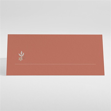 Tischkarte Taufe blumenmosaik - vue 2