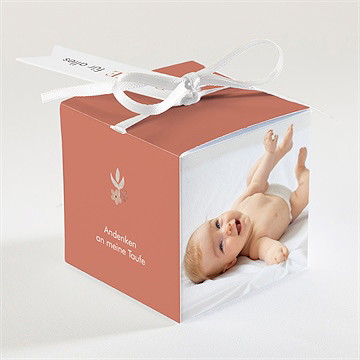 Geschenkbox Taufe blumenmosaik - vue 2