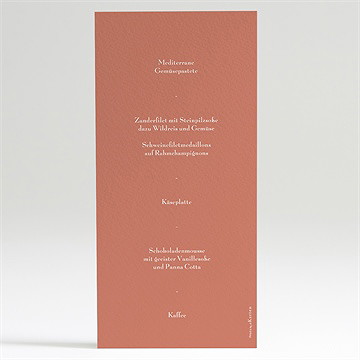 Menükarte Taufe blumenmosaik - vue 2