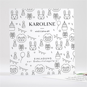 mit Veredelung - Quadrat