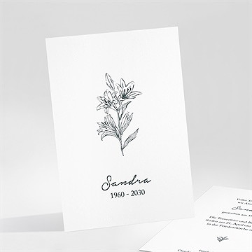 Trauerkarte stille hommage