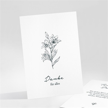 Trauerdanksagung stille hommage