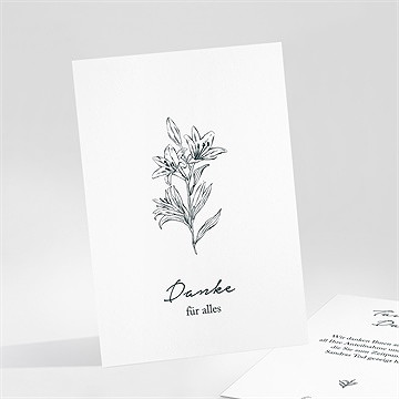 Trauerdanksagung Stille Hommage