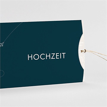 Hochzeitseinladung hochzeitsreise - quer