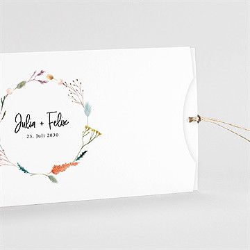 Hochzeitseinladung landkunst - quer