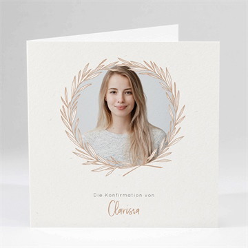 Einladung Konfirmation getreidezweig