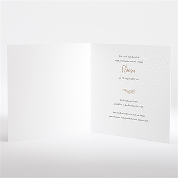 Einladung Konfirmation Getreidezweig - vue 2
