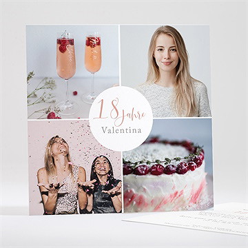 Geburtstagseinladung 18Er-Party