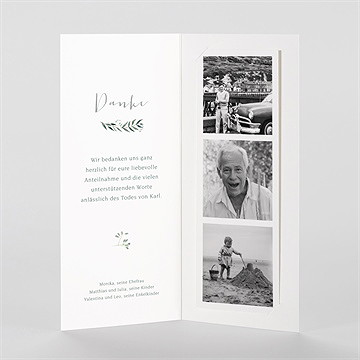 Trauerdanksagung Erinnerung - Fotostreifen - vue 2