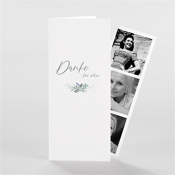 Trauerdanksagung Sehnsucht - Fotostreifen