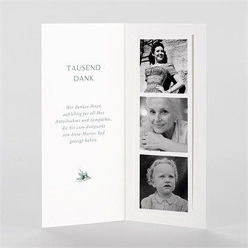 Trauerdanksagung Sehnsucht - Fotostreifen - Vue 2