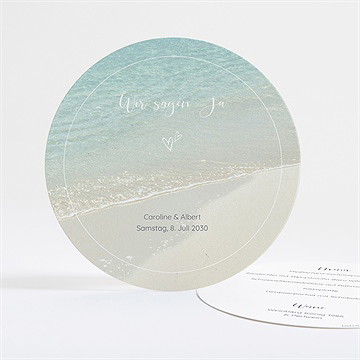 Menükarte Hochzeit strandhochzeit