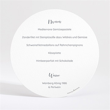 Menükarte Hochzeit strandhochzeit - vue 2