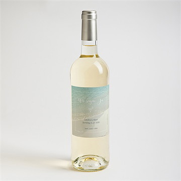 Flaschenetikett Hochzeit Strandhochzeit - vue 2