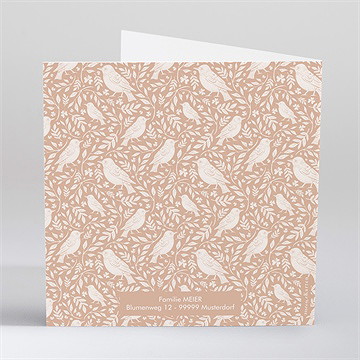 Einladung Taufe kleines vögelchen - prägung - vue 4