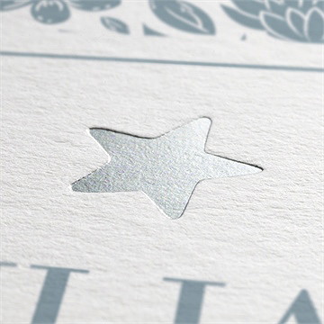 Einladung Taufe heilige taufe - silber - vue 2