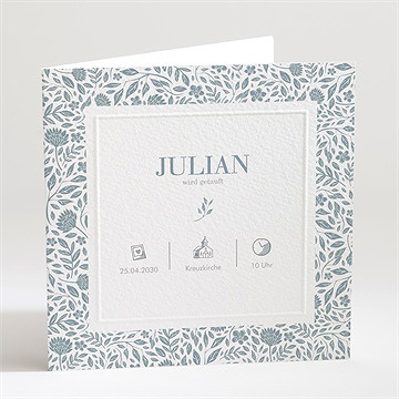 Einladung Taufe heilige taufe - prägung