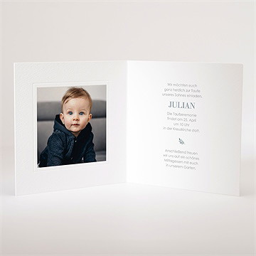 Einladung Taufe heilige taufe - prägung - vue 3