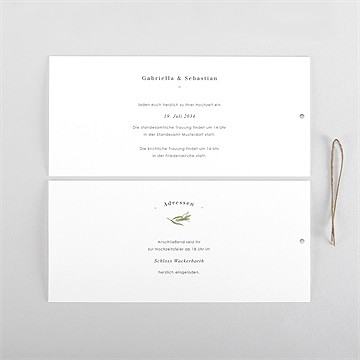 Hochzeitseinladung provence - vue 4