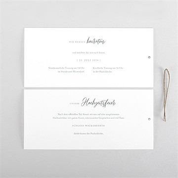 Hochzeitseinladung Lyrik - vue 4