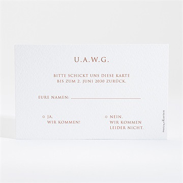 Antwortkarte Hochzeit Lovestory - vue 2