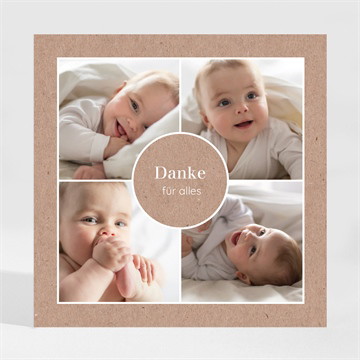 Dankeskarte Geburt Unsere süßen kleinen - magnet