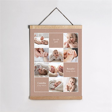 Geburtsposter Unsere Süßen Kleinen