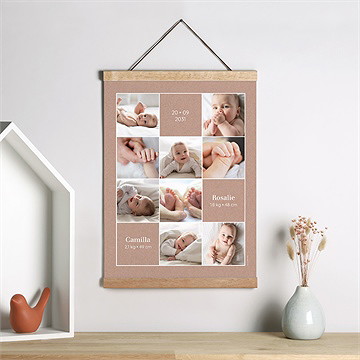 Geburtsposter Unsere Süßen Kleinen - vue 2