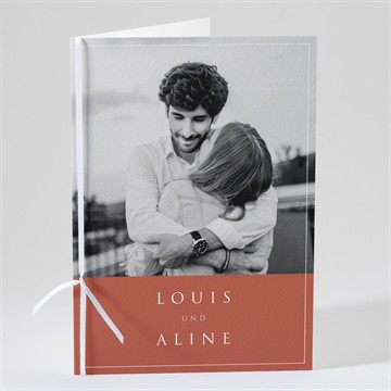 Kirchenheft Hochzeit Lovestory - doppelklapp