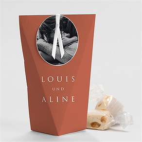 Geschenkbox Hochzeit lovestory - schachtel