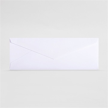 Briefumschläge Weiß 21,5X7,5Cm (Quer)