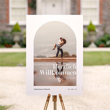 Willkommensschild Hochzeit Trend - vue 2