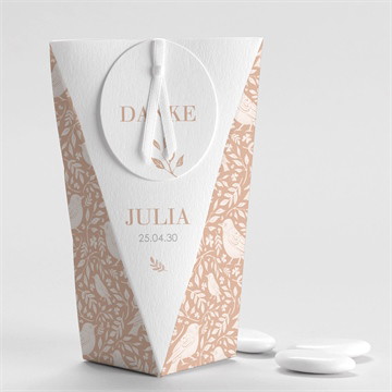 Geschenkbox Taufe kleines vögelchen - schachtel